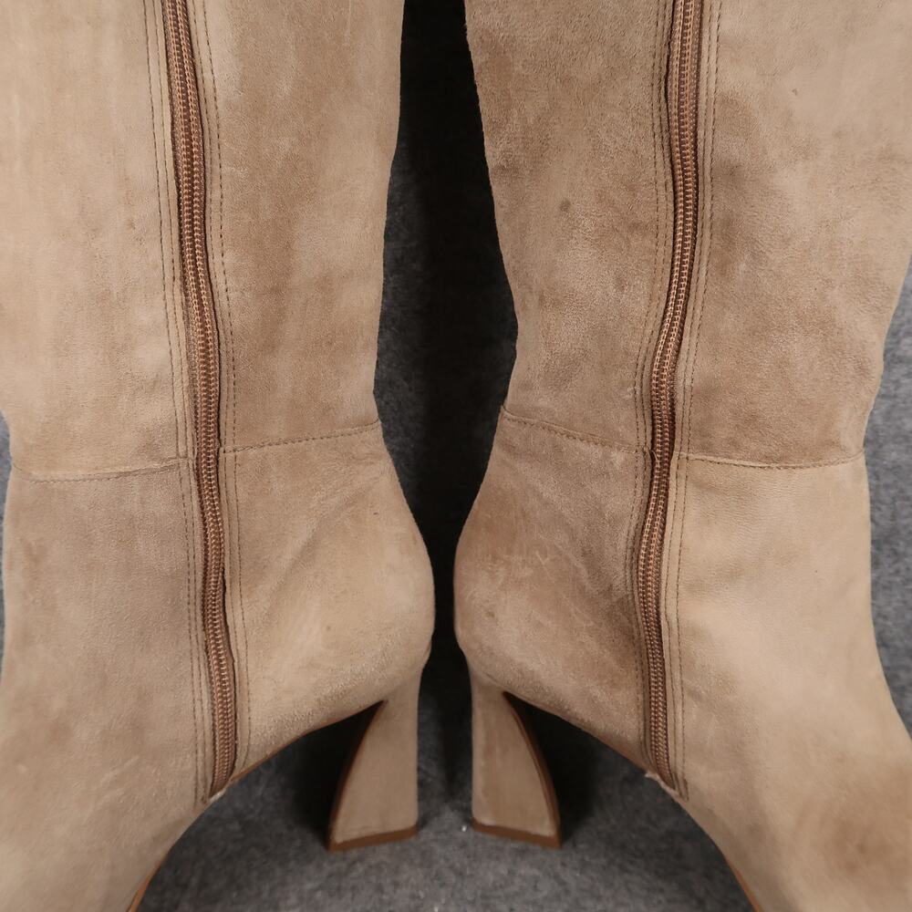 Vince Camuto Shoes Women 8.5 Tressara Boot Knee High Leather Point Toe Zip Tall - Picture 10 of 16